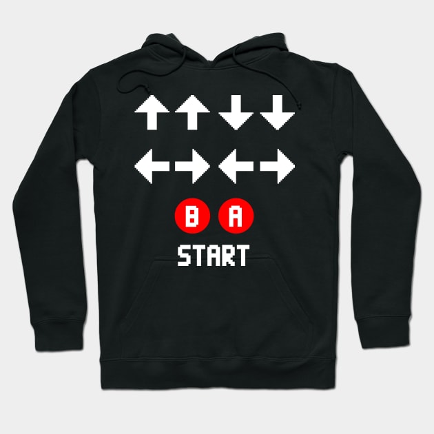 Konami Code Hoodie by GamerBoi